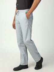 Gray Relax Fit Cross Pocket Cotton Pant