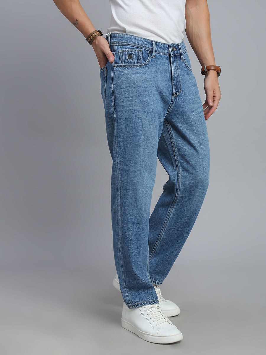 Blue Straight Fit Jeans