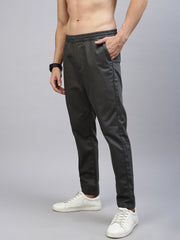 Gray Slim Fit Men’s Cotton Pants