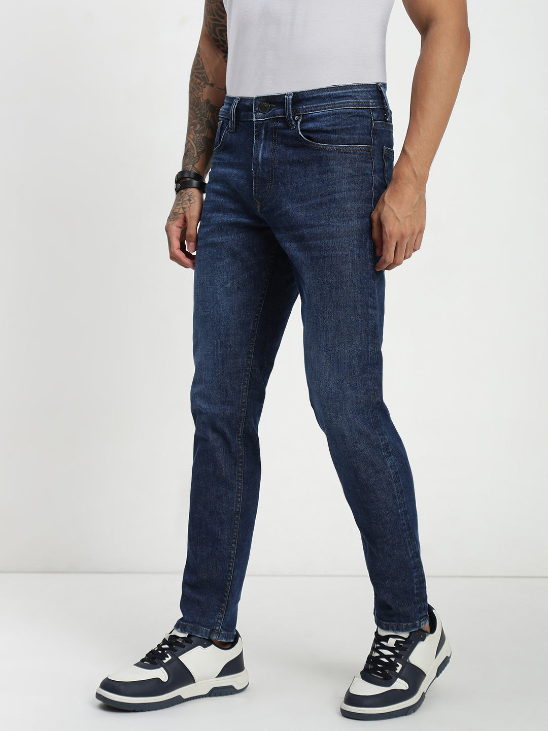 Blue Slim Fit Stretchable Jeans