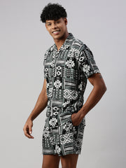 Printed Regular Fit Co-Ords For Men’s