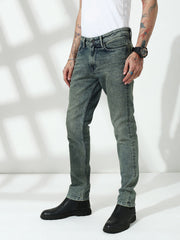 Vintage Light Blue  Slim Fit Stretchable Jeans
