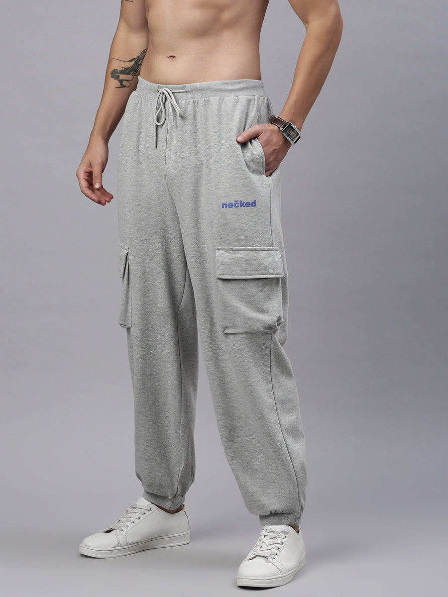 Light Gray Cotton Oversize Lower