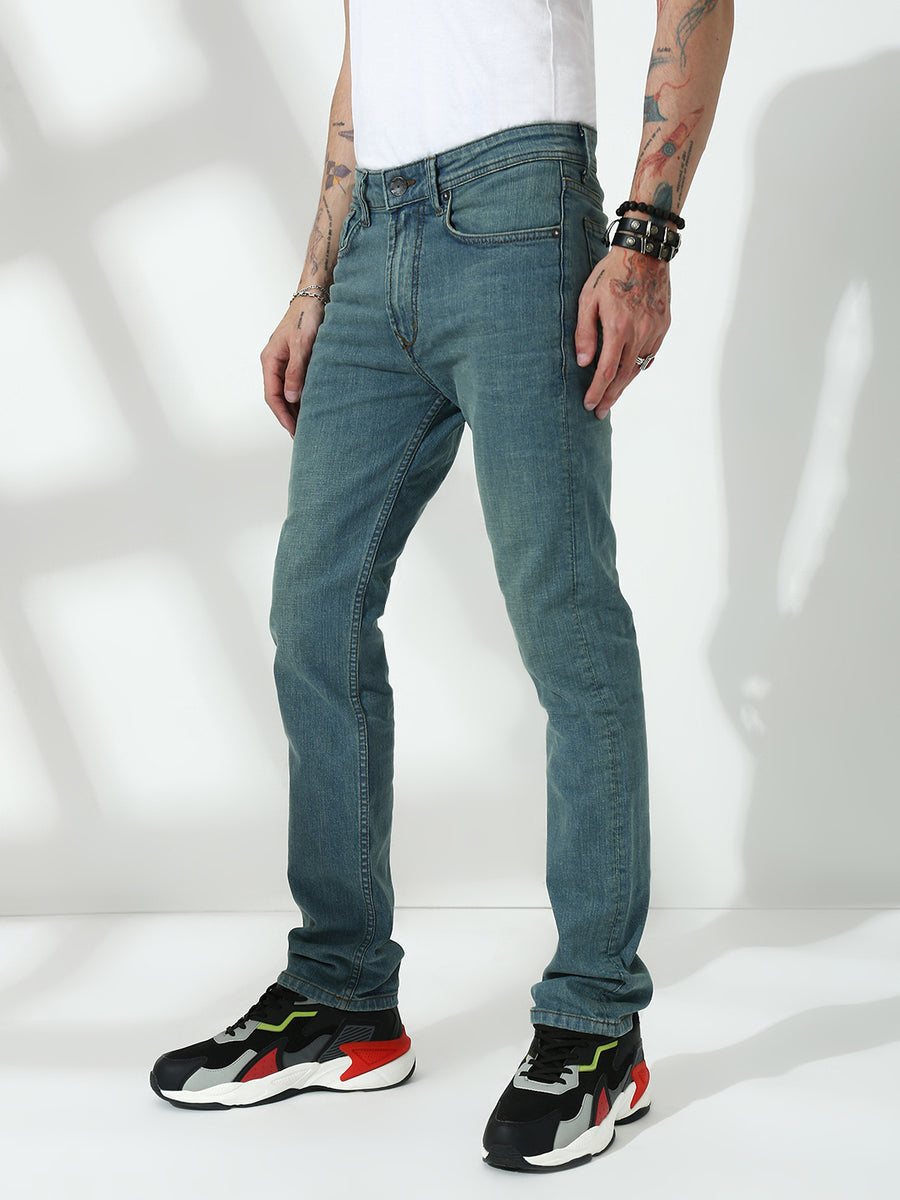 Vintage Blue Comfort slim  Stretchable Jeans