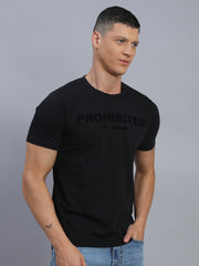 Charcoal Black Polo Cotton T-Shirt