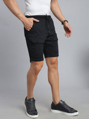 Black Comfort Fit Shorts