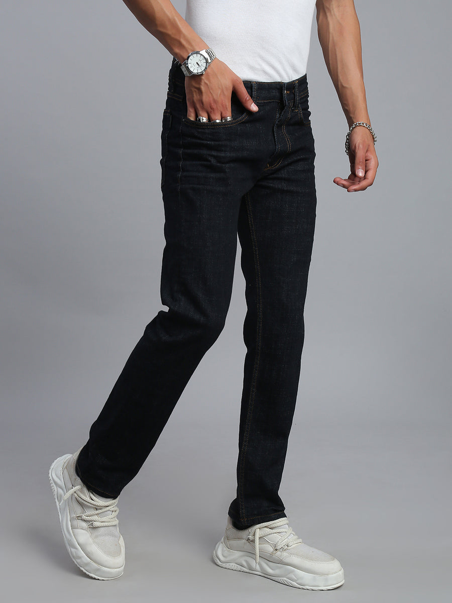 Dark Blue Comfort Slim Fit Stretchable Jeans