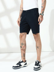 Navy Blue Relax Fit Shorts