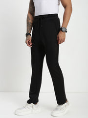 Black  Relax Fit Cross Pocket Lower