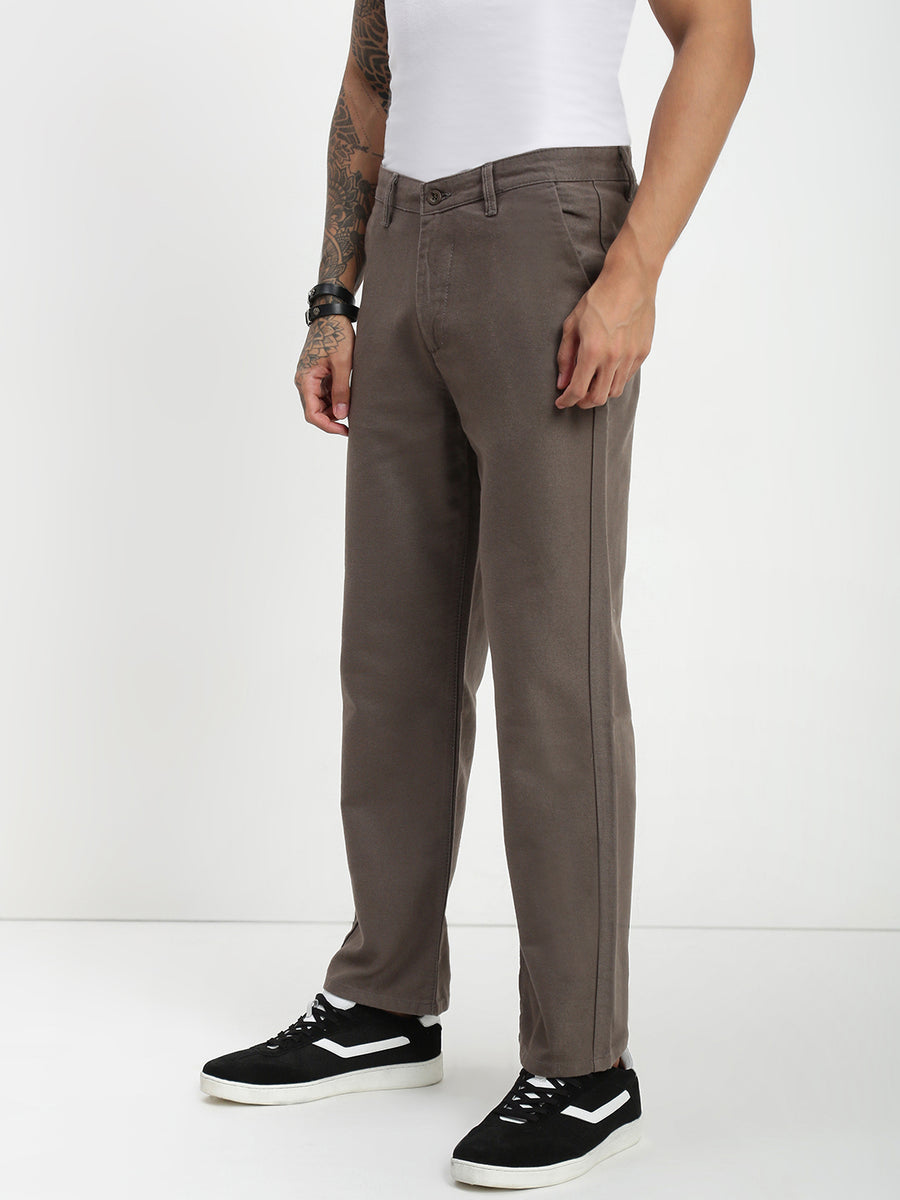 Mouse Relax Fit Cross Pocket Drill Linen Pants