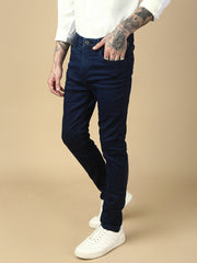 Navy Blue Skinny Fit Stretchable Jeans
