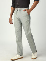 Vintage Gray Relax Fit Cross Pocket Cotton Pant