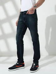 Blue Vintage  Slim Fit Stretchable Jeans
