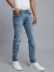Mild Blue Comfort Slim Fit Stretchable Jeans