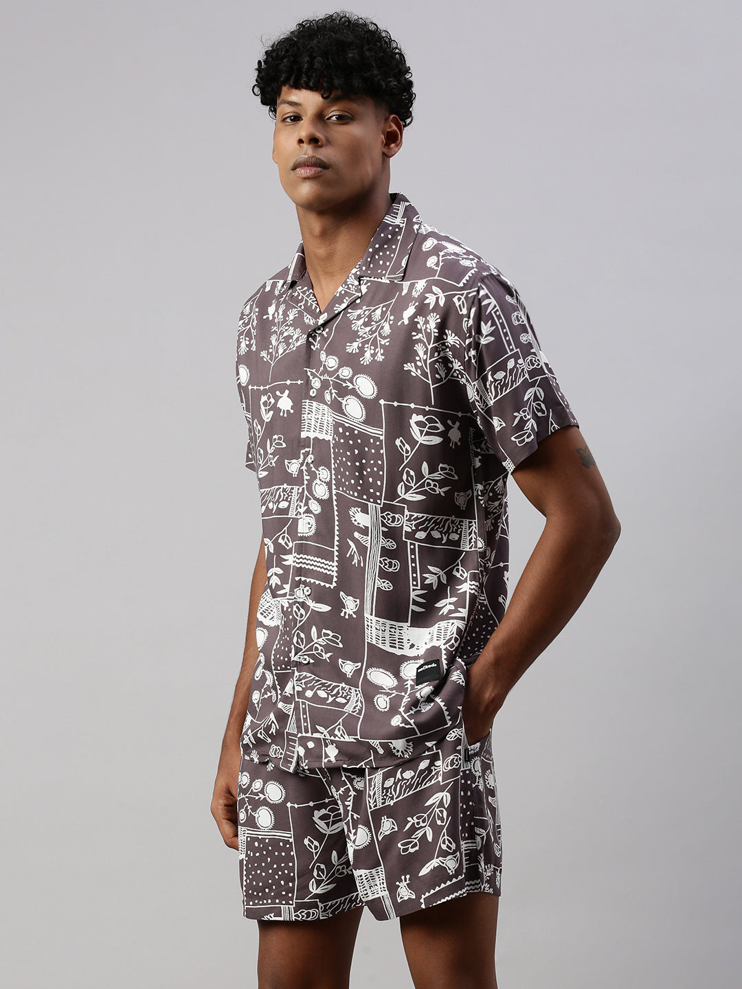 Printed Regular Fit Co-Ords For Men’s