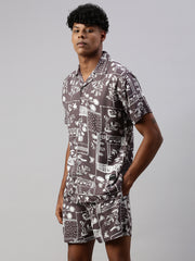 Printed Regular Fit Co-Ords For Men’s