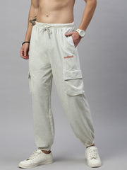 Off White Cotton Oversize Lower
