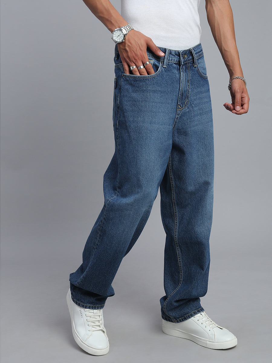 Blue Ultra Baggy Fit Jeans