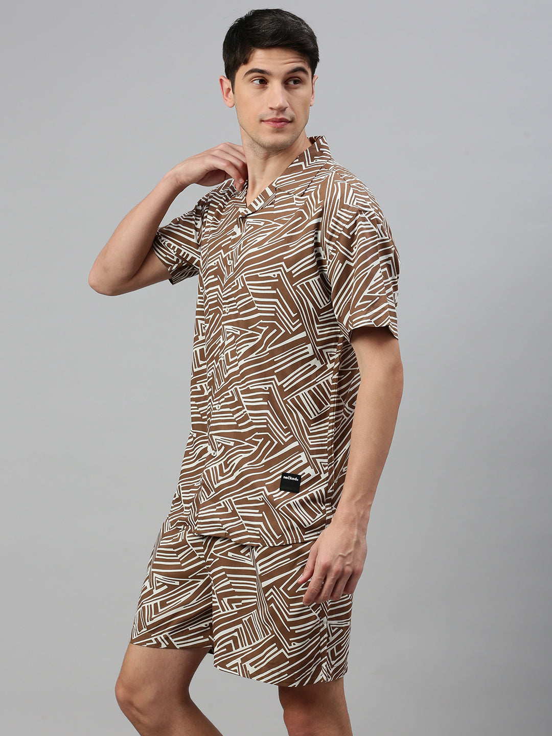 Printed Regular Fit Co-Ords For Men’s