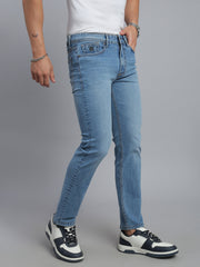 Light Blue Comfort Slim Fit Stretchable Jeans