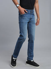 Mild Blue Comfort Slim Fit Stretchable Jeans