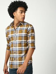 Checks Full Sleeve Relax Shirt With Pocket