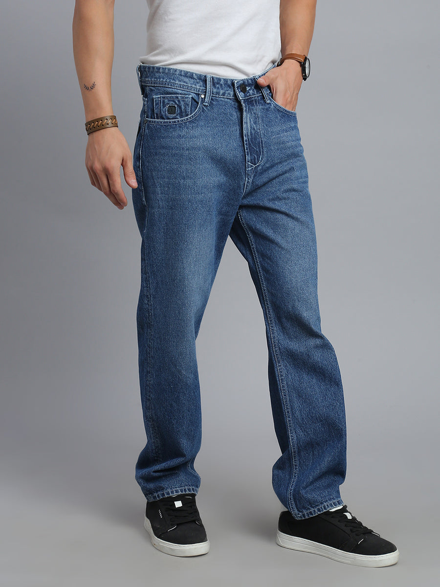 Mild Blue Straight Fit Jeans