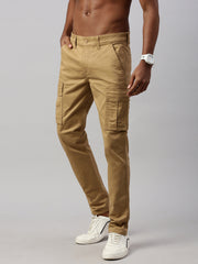 Khakhi men’s premium cotton cargo pants