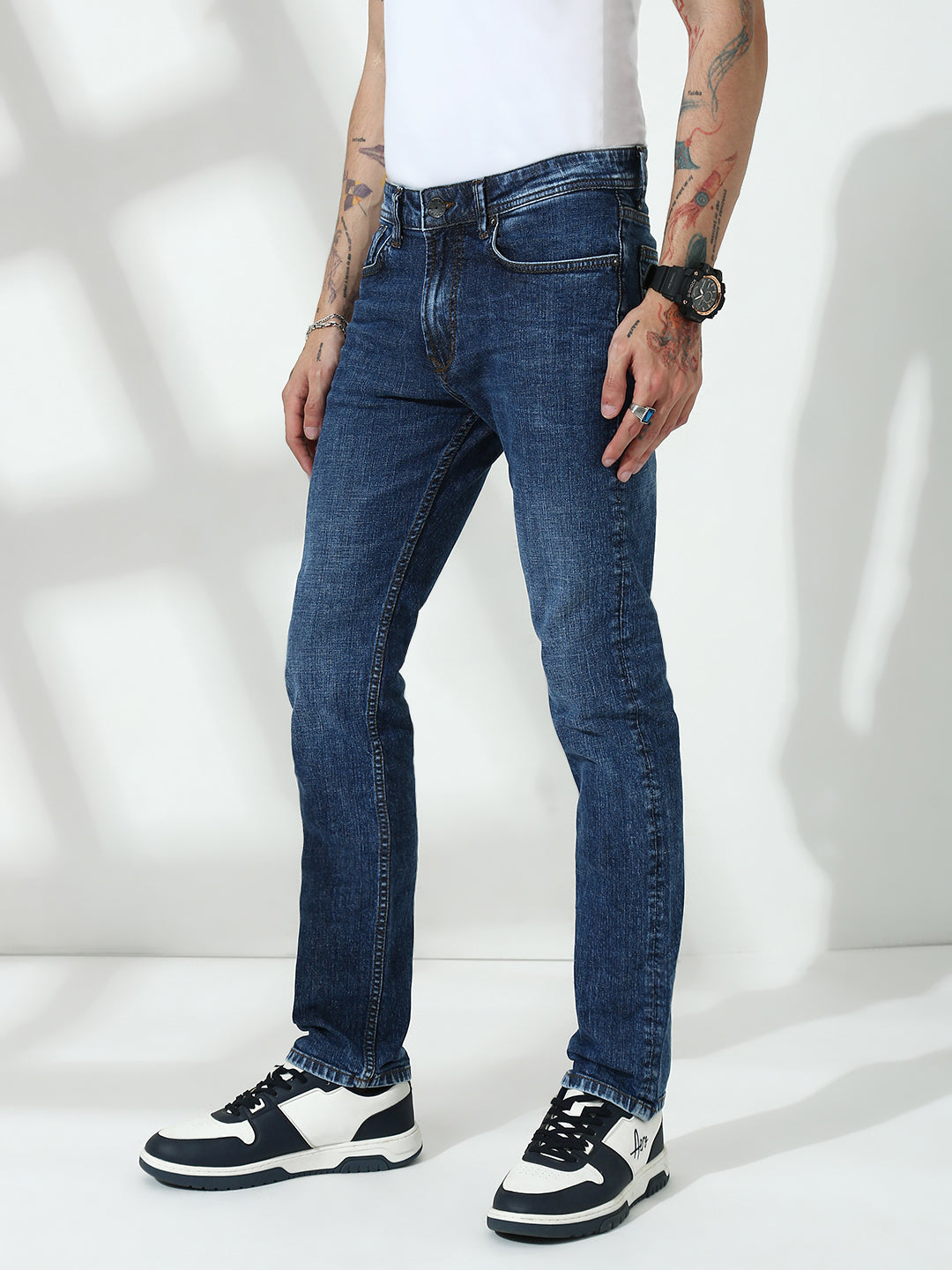 Mild Blue  Comfort Slim  Stretchable Jeans