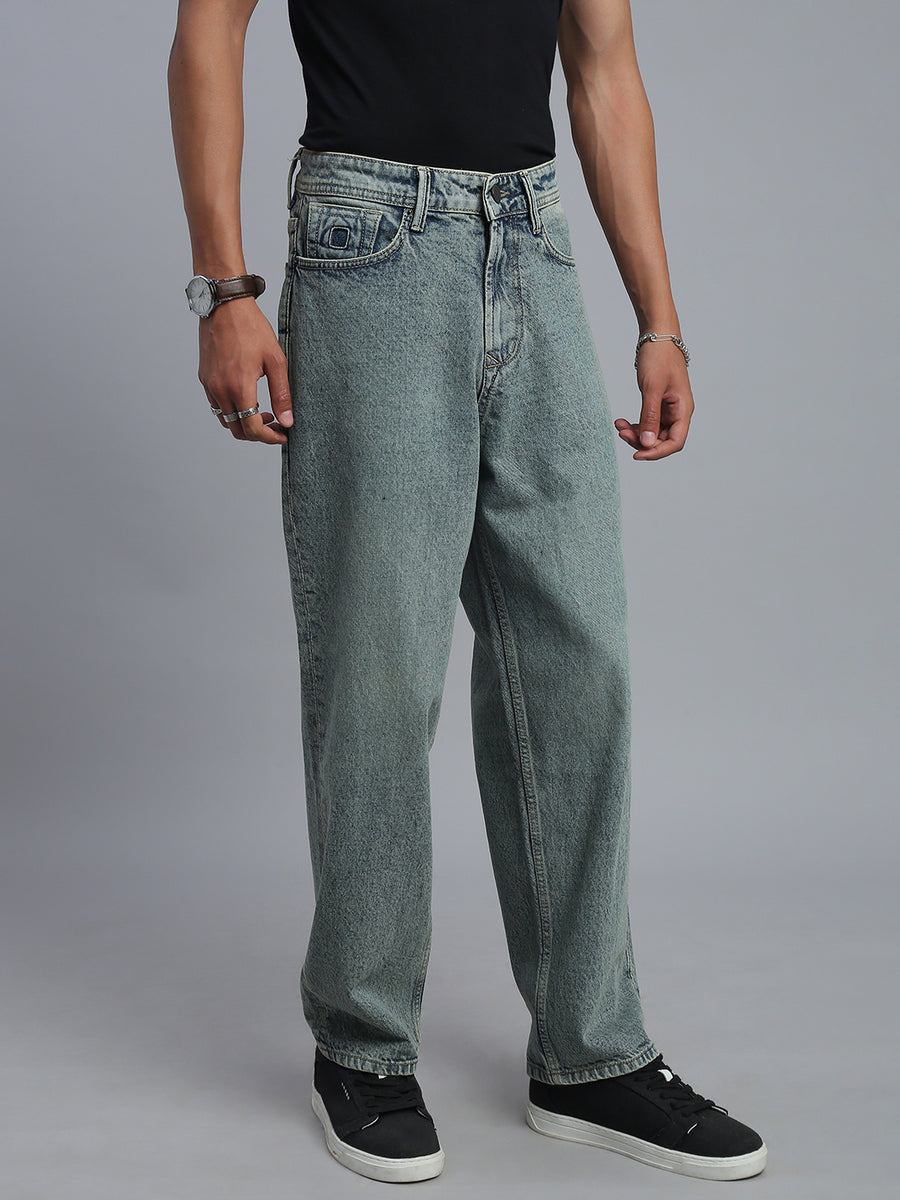 Blue Vintage Ultra Baggy Fit Jeans