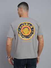 Grey Polo Cotton T-Shirt