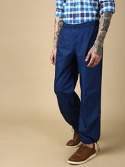 Blue Parachute Cotton Pant