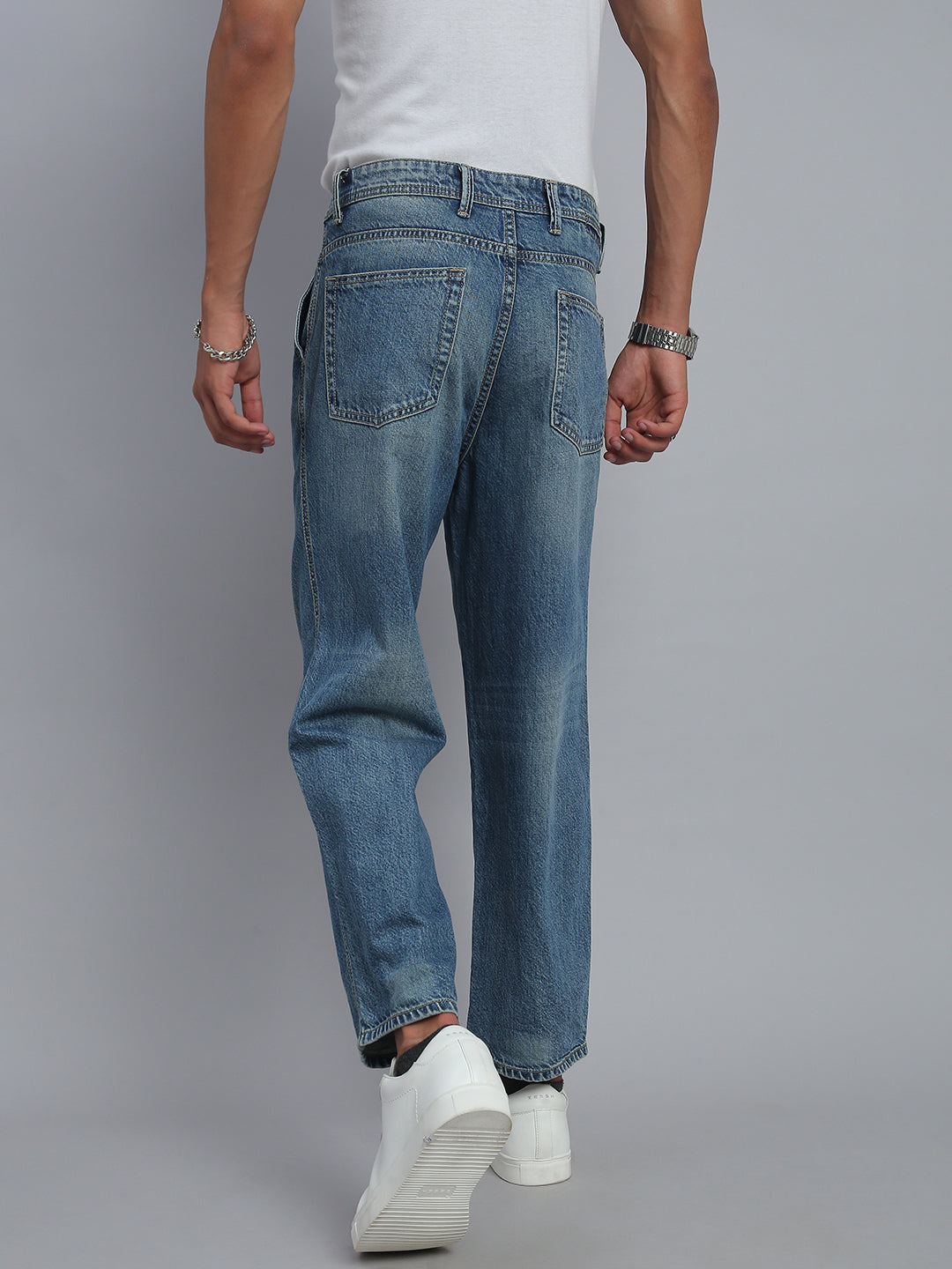 Light Blue Straight Fit Jeans