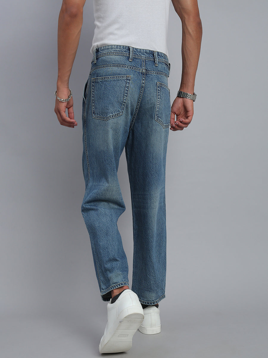 Light Blue Straight Fit Jeans