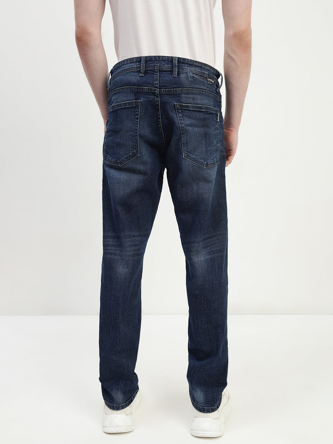 Dark Blue Relax Fit Stretchable Jeans