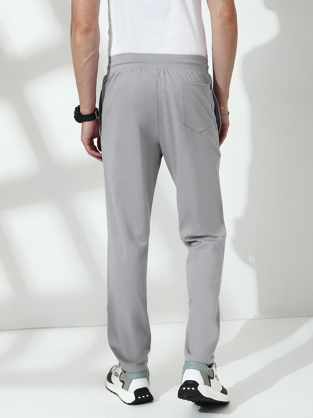 Light Grey Cross Pocket Regular Fit Lower