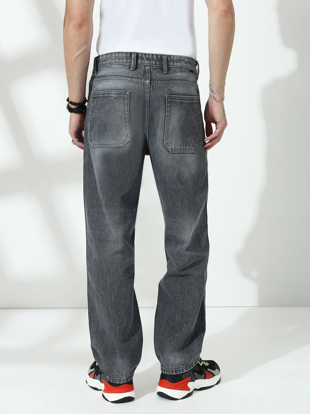 Mild Grey Baggy Fit Jeans