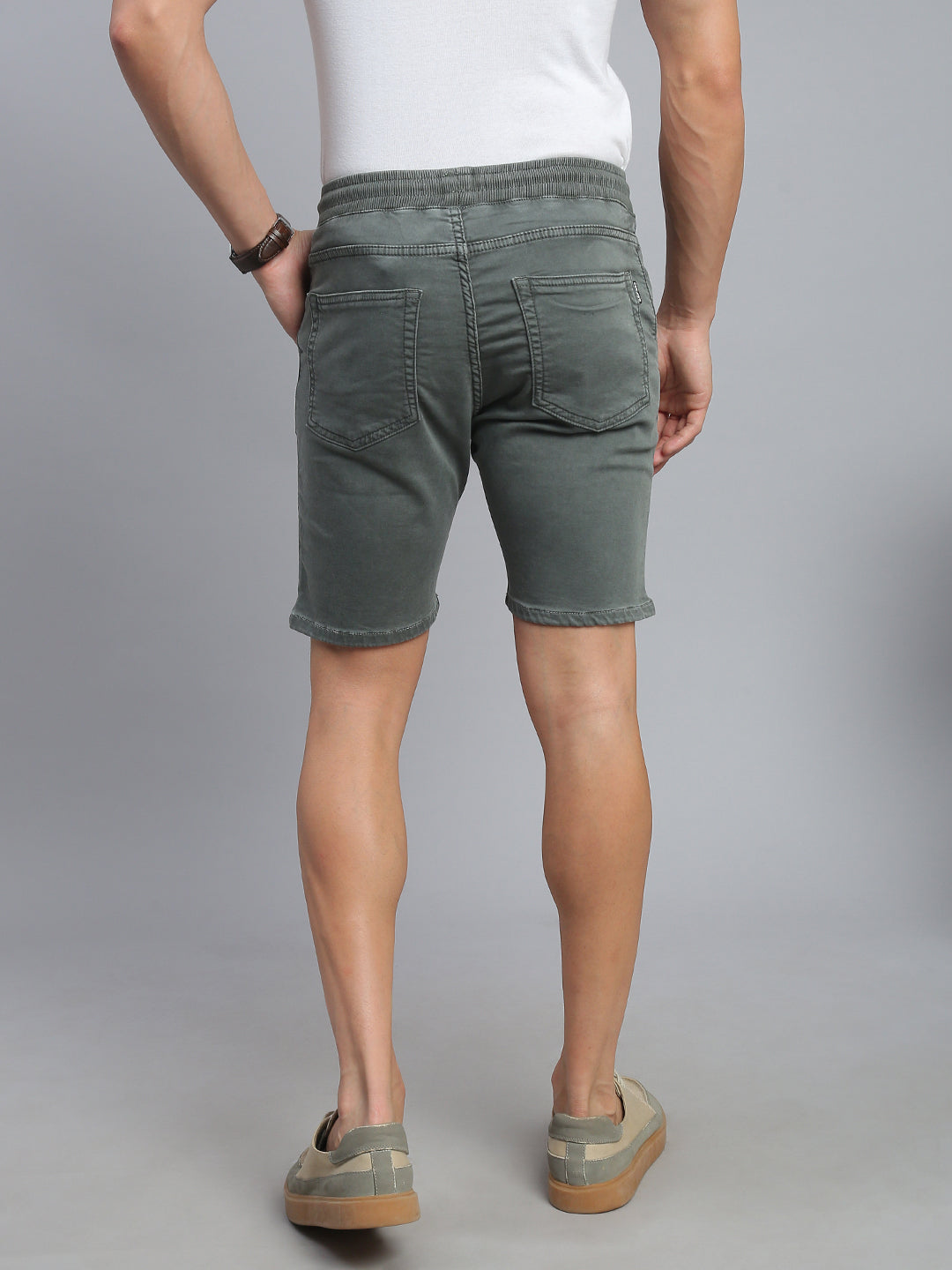 Sage Green Comfort Fit Shorts