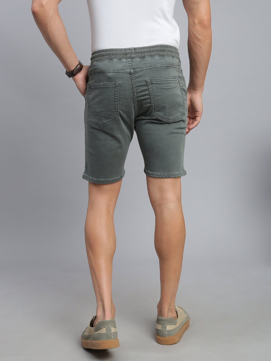 Sage Green Comfort Fit Shorts
