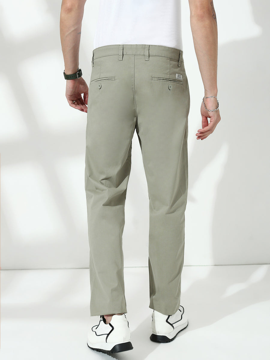 Light Pista Straight Fit Cotton Pant