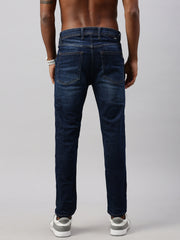 vintage blue low rise skinny straight jeans