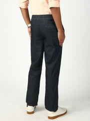 Vintage Blue Relax Fit Cross Pocket Cotton Pant