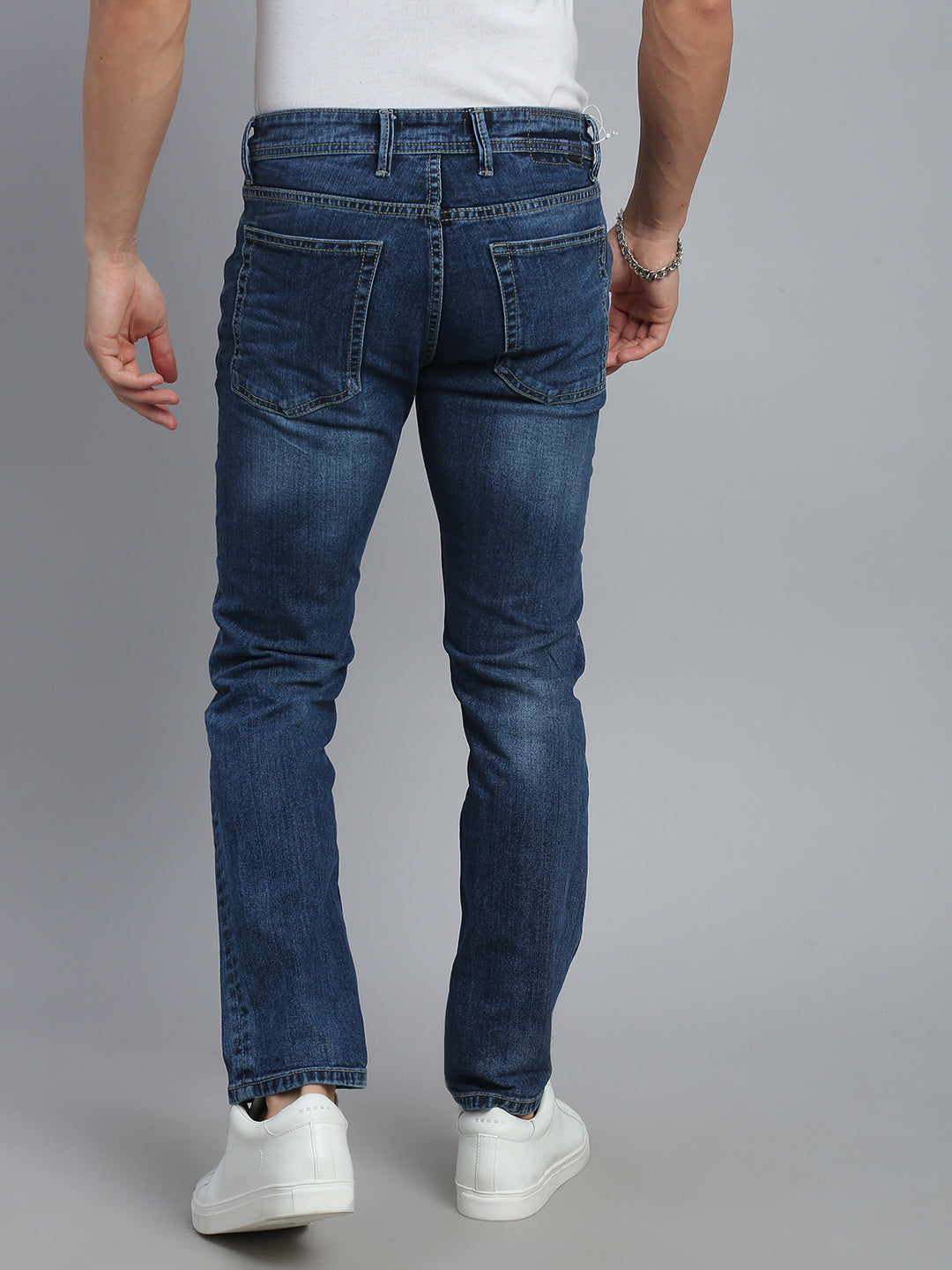 Dark Blue Comfort Slim Fit Stretchable Jeans