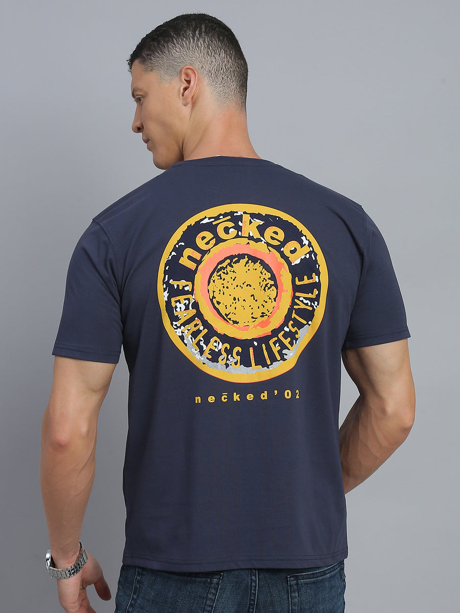 Blue Polo Cotton T-Shirt