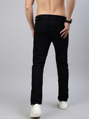 Raw Dark Blue Straight Stretchable Jeans