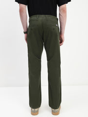 Olive Comfort Fit Chinos Paint