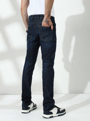Blue  Slim Fit Stretchable Jeans