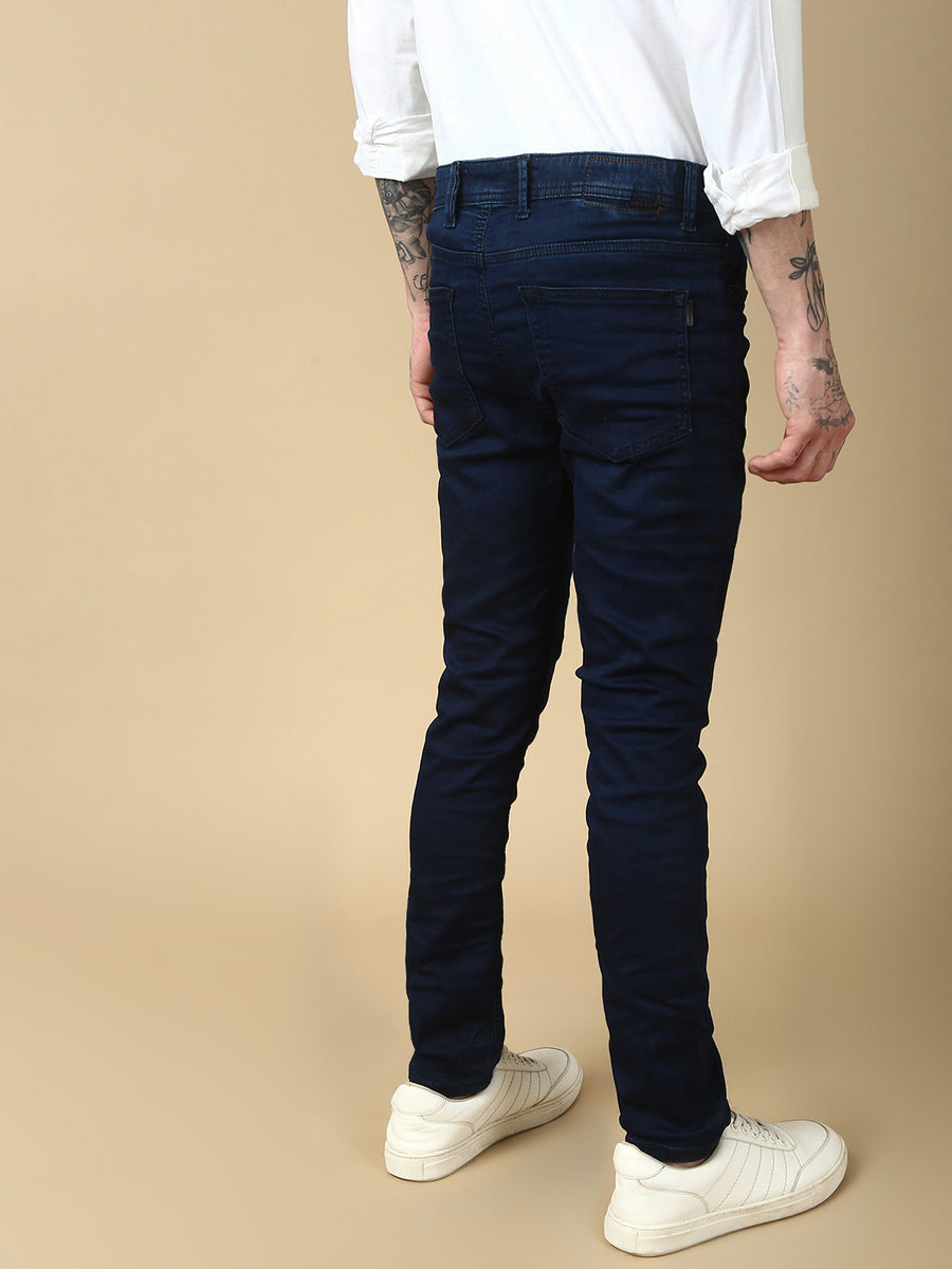 Navy Blue Skinny Fit Stretchable Jeans