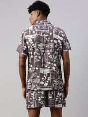 Printed Regular Fit Co-Ords For Men’s
