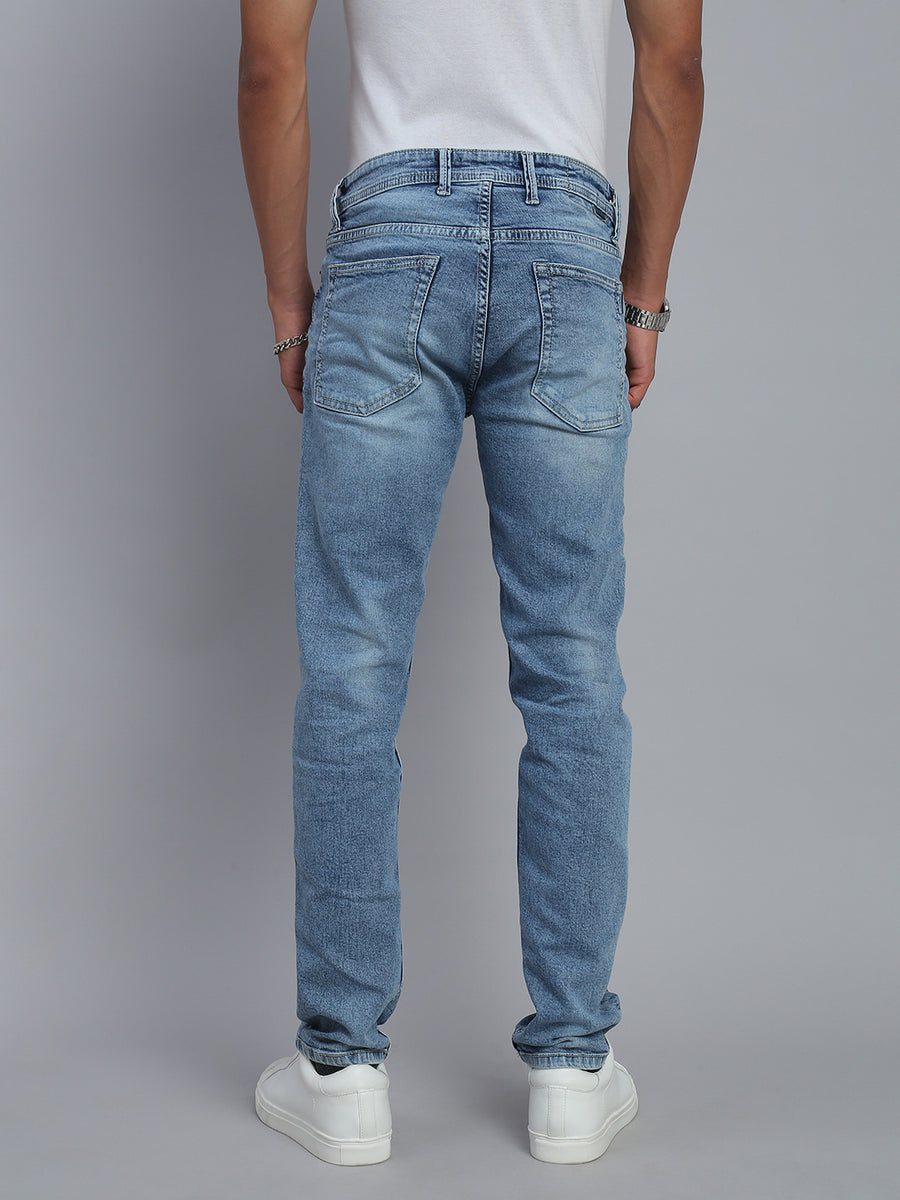 Mild Blue Comfort Slim Fit Stretchable Jeans